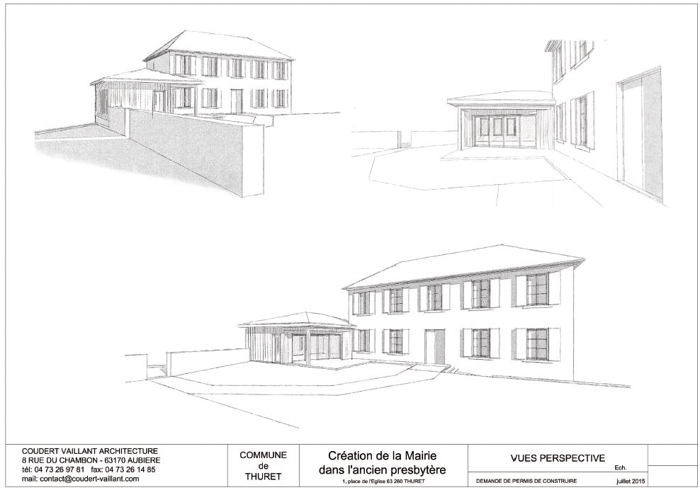 Mairie esquisse juillet 2015